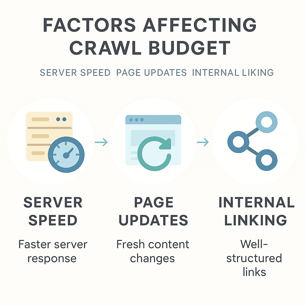 Factoren die crawl budget beïnvloeden